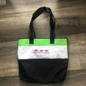 Delta Zeta zipper bag tote